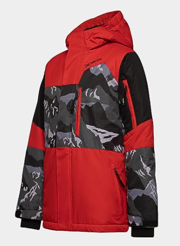 Arctix Spruce Boys Insulated Jacket - Mountain Camo Black