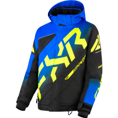 FXR Child CX Jacket Blue Fade/Black/HiVis