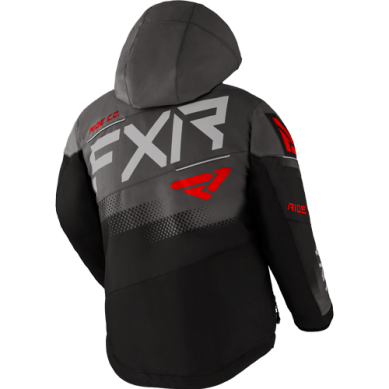 FXR Child Boost Jacket, Charcoal/Red