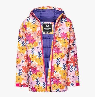 Arctix Sunnyside Pieced Girl's Insulated Jacket - Loose Floral Print