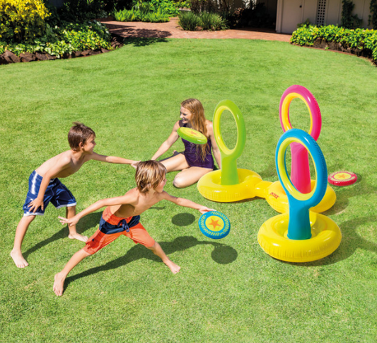 Inflatable Flying Disc Toss Game