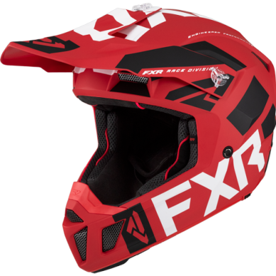 FXR Clutch EVO LE Helmet, Red/White