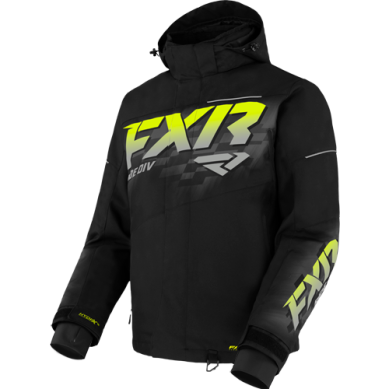 FXR Men's Boost FX  2-in-1 Jacket, Black/Hi Vis