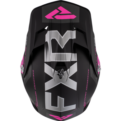 FXR Clutch EVO Helmet, Black/Electric Pink