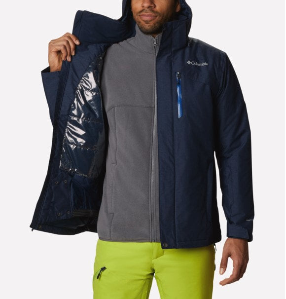 Men's Columbia Last Tracks Jacket, Collegiate Navy Melange