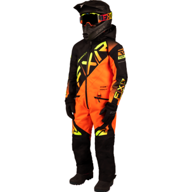 Child CX Monosuit, Black/Inferno