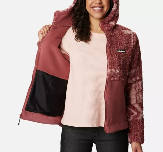 Columbia Women's Winter Pass hooded Full Zip Fleece Jacket