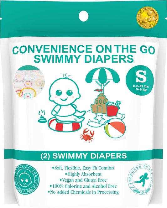 Disposable Swim Diapers 2 Pack Small