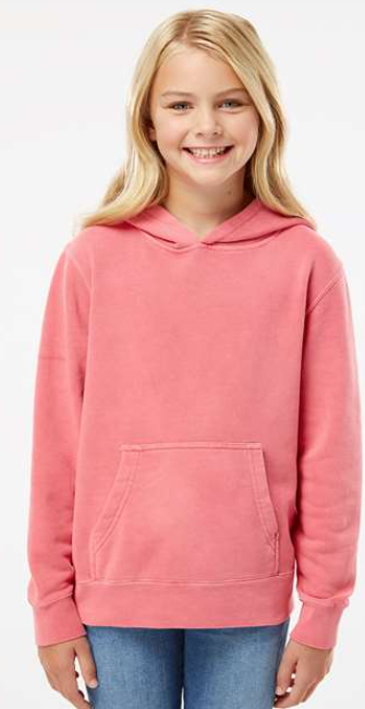 Independent Trading Co. Youth Pigment Dyed Hooded Sweatshirt