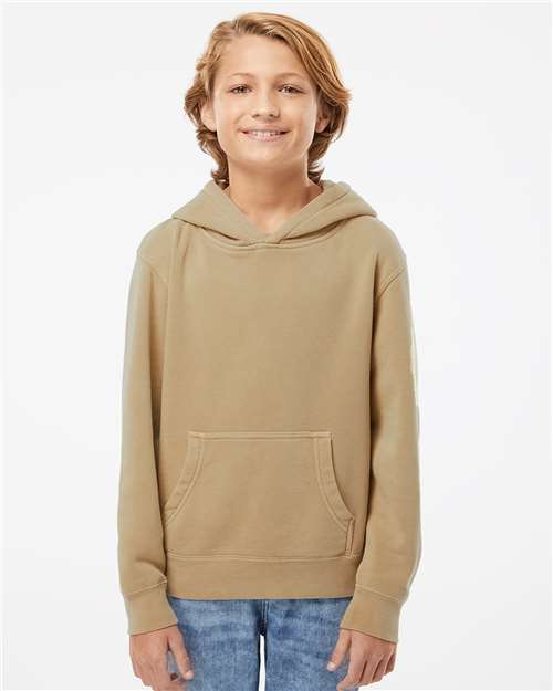 Independent Trading Co. Youth Pigment Dyed Hooded Sweatshirt