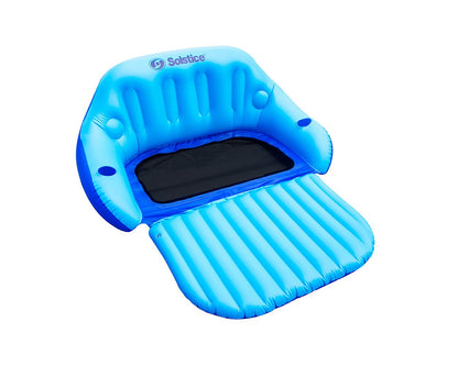 Solstice Watersports Convertible Duo Inflatable Pool Love Seat with Cooling Mesh